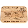 Personalised Santa Wooden Tea Board Gifts Ideas For Rudolph Tray Sign Christmas Xmas Visit Stop Here Kids Childrens