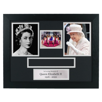 Queen Elizabeth II Memorial wristband DIY Frame. Add you own wristband. Lying in state, Queue Wristband, DIY Frame