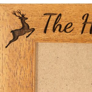 Our Family at Christmas Personalised Photo Frame, Portrait or landscape - 6 colours available and 12 sizes (EF23)