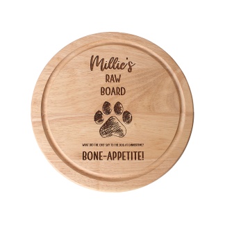 Personalised Dog Raw Food Board