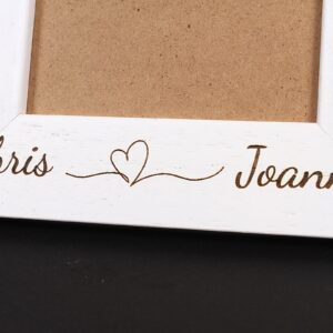 Personalised Valentines day Photo Frame 'I Love You' valentines day gift - 6 colours available and 12 sizes (EF52)