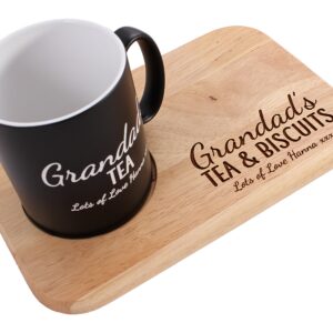 Personalised Tea and Biscuit board, Christmas Gift, Birthday gift, personalised serving board, matching 11oz ceramic mug available