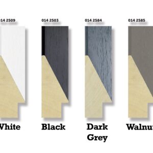 Made To Measure Frames - Pablo Range 60x25mm Sharp angled (IMPORTANT- Sizes are calculated on width + height x2 (PERIMETER) of artwork)