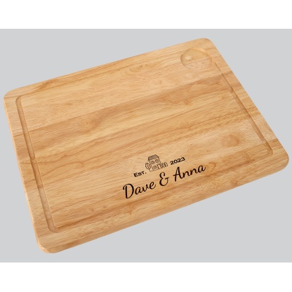Personalised New Home Engraved Wooden Chopping Board, Cheese Board, Serving Board, Cutting Novelty Gift, Birthday, Housewarming, Wedding