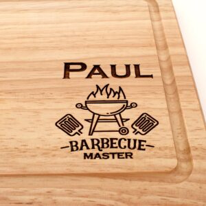 Personalised Engraved BBQ Wooden Chopping Board, Cheese Board, Serving Board, Cutting Novelty Gift, Birthday, Christmas, Housewarming, BBQ