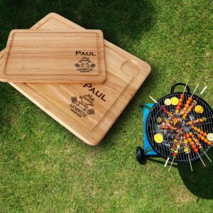 Personalised Engraved BBQ Wooden Chopping Board, Cheese Board, Serving Board, Cutting Novelty Gift, Birthday, Christmas, Housewarming, BBQ