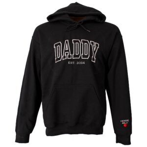 Custom Daddy Hoodie, Dad Hoodie, Personalised Dad, Father's Day Gift, Custom Dad Hoodie, Dad Birthday Gift, Best Dad Jumper, New Dad Gift