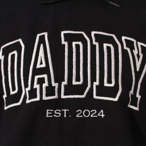 Custom Daddy Hoodie, Dad Hoodie, Personalised Dad, Father's Day Gift, Custom Dad Hoodie, Dad Birthday Gift, Best Dad Jumper, New Dad Gift