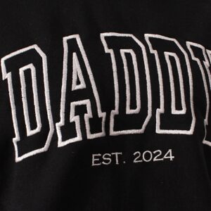Custom Daddy Hoodie, Dad Hoodie, Personalised Dad, Father's Day Gift, Custom Dad Hoodie, Dad Birthday Gift, Best Dad Jumper, New Dad Gift