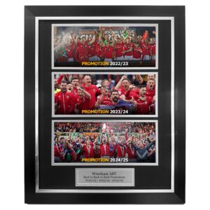 Wrexham AFC Promotion Celebration frame, Back to back to back promotions, Celebration frame