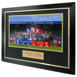 Birmingham City FC Champions Celebration frame, EFL League One Champions, all times highest points scorers