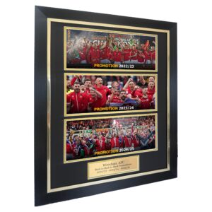 Wrexham AFC Promotion Celebration frame, Back to back to back promotions, Celebration frame
