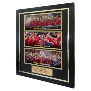 Wrexham AFC Promotion Celebration frame, Back to back to back promotions, Celebration frame