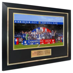 Birmingham City FC Champions Celebration frame, EFL League One Champions, all times highest points scorers