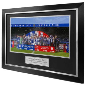 Birmingham City FC Champions Celebration frame, EFL League One Champions, all times highest points scorers