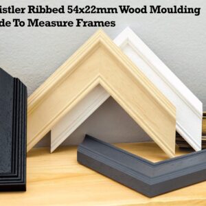 Made To Measure Frames - Whistler Range 54x22mm Ribbed (IMPORTANT- Sizes are calculated on width + height x2 (PERIMETER) of artwork)