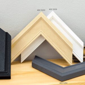 Made To Measure Frames - Whistler Range 54x22mm Ribbed (IMPORTANT- Sizes are calculated on width + height x2 (PERIMETER) of artwork)