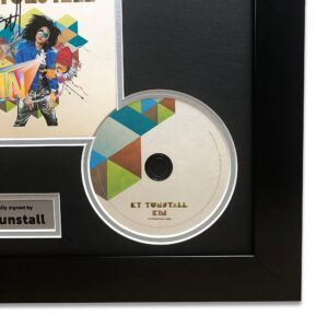 DIY Framed CD - ready to hang - Includes Metal plaque - Just fit your cd and sleeve when you receive the frame