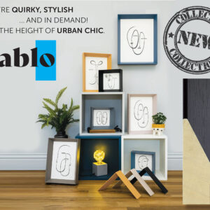 Made To Measure Frames - Pablo Range 60x25mm Sharp angled (IMPORTANT- Sizes are calculated on width + height x2 (PERIMETER) of artwork)