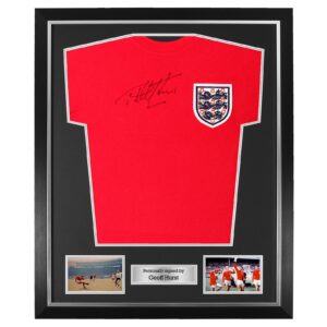 DIY football shirt frame, complete with 2 photo apertures and a metal textbox