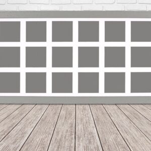 Instax Square Multi Aperture Wooden Photo Frame. Holds Eighteen instax sized Photos. 25x50cm. Portrait or Landscape.
