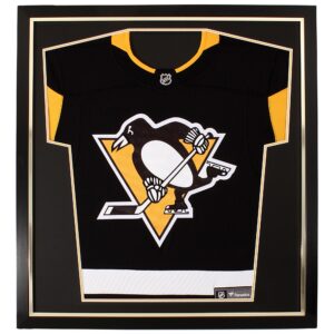 DIY NHL shirt frame, 3 size options available, Shirt only, with textbox and with photos and textbox