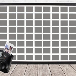 Instax Mini Multi Aperture Wooden Photo Frame. Holds Seventy Two instax sized Photos. 50x70cm. Portrait or Landscape.