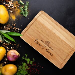 Personalised New Home Engraved Wooden Chopping Board, Cheese Board, Serving Board, Cutting Novelty Gift, Birthday, Housewarming, Wedding