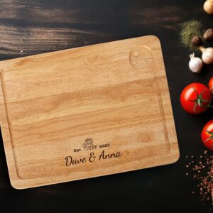 Personalised New Home Engraved Wooden Chopping Board, Cheese Board, Serving Board, Cutting Novelty Gift, Birthday, Housewarming, Wedding