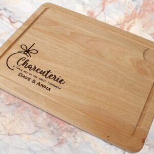 Charcuterie Board - Personalised - Ideal Christmas gift, Wedding Gift, Anniversary Gift, Birthday Present, Retirement gift