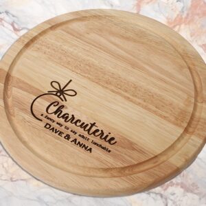 Charcuterie Board - Personalised - Ideal Christmas gift, Wedding Gift, Anniversary Gift, Birthday Present, Retirement gift