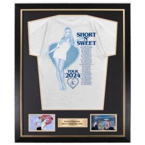 DIY Concert T-Shirt Frame – Gig Shirt Display | Tour Memorabilia Wall Art | Music Show Keepsake Frame with Photo Slots & Plaque