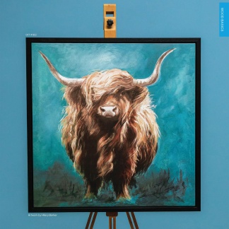 Made to Measure Wooden Tray Frame for Canvas – Custom Floating Frame 34mm Deep – Bespoke Canvas Frame – Wooden Art Frame – Gallery Frame