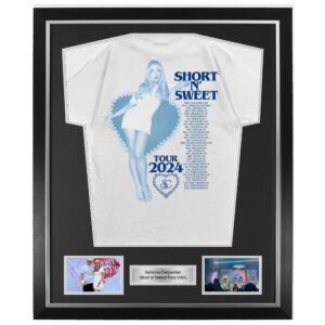 DIY Concert T-Shirt Frame – Gig Shirt Display | Tour Memorabilia Wall Art | Music Show Keepsake Frame with Photo Slots & Plaque