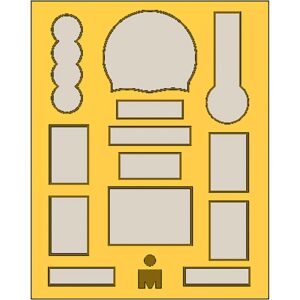 DIY Triathlon Memorabilia Frame – With Object Apertures & Metal Text Boxes - 750x600mm