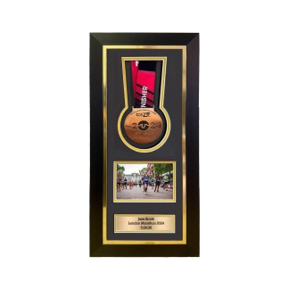 Medal display Frame. 3 Apertures. Made to order. Perfect for Runners, Swimmers, Cyclists, Athletes. Marathon Medal Frames