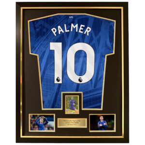 DIY Football Shirt Display Frame Kit with space for trading card, 2x Photos & Text Box