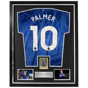 DIY Football Shirt Display Frame Kit with space for trading card, 2x Photos & Text Box