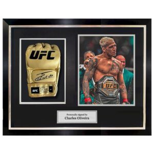 UFC MMA Glove Display Frame – 10x8 Photo, Custom Plaque, Fight Memorabilia