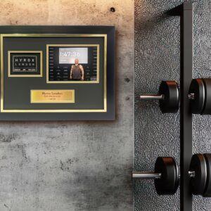 HYROX Patch Display Frame with 8x6 Photo – Fitness Race Memorabilia ATHX Frame